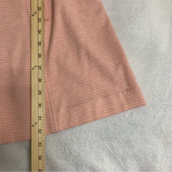 CAbi Take 5 Long Topper Jacket Coat Pink Tweed Button Front Sz M Career Stretch - Picture 13 of 15
